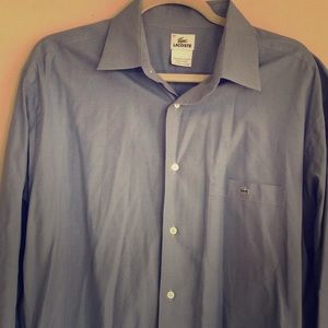 Men’s designer Lacoste dress shirt